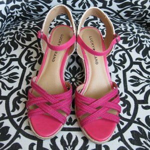 Lucky Brand Kalley Espadrille Sandal SZ 7.5